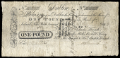 Early Irish Issues, Co. Dublin, Dublin, Ffrenchs Bank, One Pound, 21 January 1813, no. 377, for Hon. Charles...