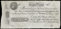 Early Irish Issues, Co. Galway, Tuam, Tuam Bank, One Guinea (One Pound, Two Shillings & Ninepence), 25 June 1813,...