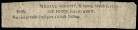 Early Irish Issues, Co. Kerry, Killarney, William Murphy, Sixpence-Halfpenny, 7 March 1797, number and signature no...