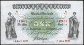 The Bank of Ireland, One Pound, 18 July 1925, A/18 342638, signature of J.A. Gargan (BA 85; Pick A39b). Good very...