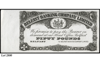 Belfast Banking Co Ltd, Fifty Pounds, uniface proof on paper (BB 86; Pick 130). About uncirculated 	£200-250