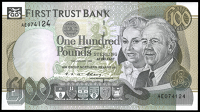 First Trust Bank, One Hundred Pounds, 10 January 1994, AE 074124, signature of E.F. McElroy (FT 6; Pick 135)....