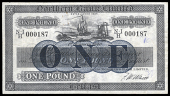 Northern Bank Ltd: Northern Ireland, One Pound, 1 January 1940, N-1/H 000187, signature of F.W. White (NR 68; Pick...