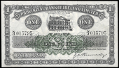 Provincial Bank of Ireland Ltd: Northern Ireland, One Pound, 1 April 1946, N/1 015795, signature of G.A. Kennedy (PR...