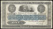 Ulster Bank Ltd, One Pound, 1 March 1926, no. 1052012, signature of H. Gore (UB 40; Pick –). Good fine 	£120-150