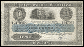 Ulster Bank Ltd, One Pound, 1 June 1927, no. 1247052, signature of H. Gore (UB 40; Pick –). Good fine to about...