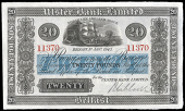 Ulster Bank Ltd: Northern Ireland, Twenty Pounds, 1 January 1943, no. 11370, signature of J. Niblock (UB 59; Pick...