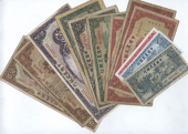Republic, The Farmers Bank of China, Ten Cents (3), 1935, 1937 (2); One Yuan (3), all 1934, Foochow; Five Yuan, Ten...