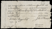 Early Financial Paper, Bill of Exchange, One Hundred Pounds Sterling, 23 April 1778, no. 356, payable after Ninety...