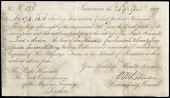 Early Financial Paper, Commissary General, Six Thousand, Four Hundred & Seventy Four Pounds, Fourteen Shillings...