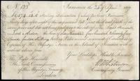 Early Financial Paper, Commissary General, Six Thousand, Four Hundred & Seventy Four Pounds, Fourteen Shillings...