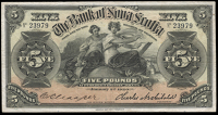 Non Government Issues, The Bank of Nova Scotia, Five Pounds, 2 January 1920, no. 23979, signature of C. Archibald,...