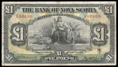 Non Government Issues, The Bank of Nova Scotia, One Pound, 2 January 1930, no. 160606, Moore-McLeod signatures (Pick...