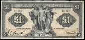 Non Government Issues, The Canadian Bank of Commerce, Kingston, One Pound, 1 March 1921, no. 06802, signatures of...