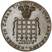 Central London, St Martin’s Lane, John Delaporte, ‘Penny’ or advertising check, 10.84g/12h (DH 14 bis I);...