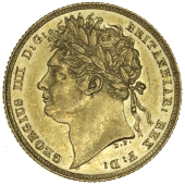 George IV (1820-1830), Sovereign, 1821 (M 5; S 3800). Scuffed, better than very fine 	