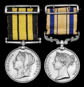 Pair: Deputy Inspector-General of Hospitals and Fleets Leonard Lucas, Royal Navy

Ashantee 1873-74, no clasp (L....