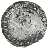 Edward VI (1547-1553), Second period, 6 oz. issue, Testoons, MDXLIX, Tower I, mm. swan on obv., pheon on rev., bust...