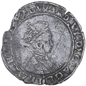 Edward VI (1547-1553), Second period, 6 oz. issue, Testoons, MDXLIX, Tower II, mm. grapple, bust 4, 4.57g/3h (N...