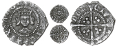 Henry VI (First reign, 1422-1461), Rosette-Mascle issue, London, mascle after rex, rosette after don, 0.35g/7h...