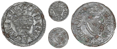 James I (1603-1625), Harington issues, Type 1c, mm. grasshopper (pacé Thompson, BNJ 2008, p.291), 0.29g/6h (E 15b;...