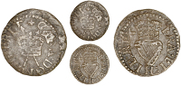 Charles I (1625-1649), Richmond issues, Type 2 counterfeit, mm. cross pattée fourchée, reads cara, 0.43g/12h (E...