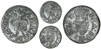 Charles I (1625-1649), Richmond issues, Type 2 counterfeit, mm. dagger, reads cara, 0.50g/12h (E C31 var; BMC 125;...