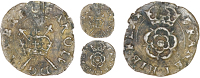 Charles I (1625-1649), Rose issues, Type 4b/3 mule, mm. crescent/mullet, 0.58g/12h (E 181; BMC 326; Cooke 1538; S...