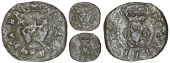 Charles I (1625-1649), Rose issues, Type 4b (9), mm. mullet both sides (2), 0.97g/12h, 0.95g/12h (both E 202; BMC...