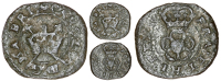 Charles I (1625-1649), Rose issues, Type 4b (9), mm. mullet both sides (2), 0.97g/12h, 0.95g/12h (both E 202; BMC...