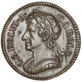 Charles II (1660-1685), 1672 (Cooke 745; BMC 519; S 3394). Surface metal fault behind head, otherwise very fine,...