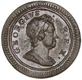 George I (1714-1727), 1723 (Cooke 425; BMC 826; S 3662). Good very fine, uneven patina 	£100-150