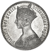 Victoria (1837-1901), Proof Crown, 1847, edge plain, 27.55g/12h (ESC 291; S 3883). Numerous surface marks and...