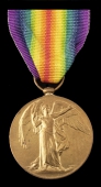 Victory Medal 1914-19 (1603 Pte. D. Peters, 3-Bn. A.I.F.) nearly extremely fine 	 £30-40