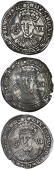 Edward VI (1547-1553), Third period, Fine issue, London (3), all mm. tun, right side of caul hatched, read hibe, all...