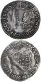 Philip and Mary (1554-1558), 1557 (2), both mm. lis, reading an and nost, 2.78g/6h, 2.76g/8h (N 1971; S 2506) [2]....