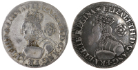 Elizabeth I (1558-1603), Milled coinage, 1562 (2), both mm. star, bust B, medium rose, 2.77g/6h (Borden/Brown 23,...