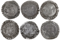 James I (1603-1625), Second coinage, 1609 (6), mm. key (over coronet), 2.79g/9h, mm. key (over coronet on obv.),...
