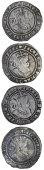 James I (1603-1625), Second coinage, 1612 (4), all mm. tower (one over bell on obv.) fourth bust, one reads rer for...