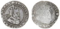 James I (1603-1625), Third coinage, 1624 (2), both mm. trefoil, sixth bust, small shield, 2.85g/3h, 2.91/3h (N 2126;...