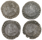 Charles I (1625-1649), Tower mint, 1625 (4), all Gp A, mm. lis, 2.92g/10h, 2.86g/11h, 2.85g/12h, 2.83g/3h (SCBI...