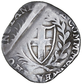 Commonwealth (1649-1660), 1652/1/49, mm. sun on obv. only, reads commmonwealth, 2.19g/10h (ESC 1487B; N 2726; S...