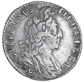 William III (1694-1702), 1696e, third bust, large crowns, early harp (ESC 1542A; S 3537A). Very lightly haymarked,...