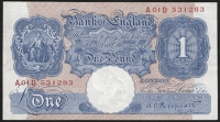 K.O. Peppiatt, One Pound, 1940-8, A01D 531283, first prefix (Dugg. B249). Good very fine to about extremely fine...