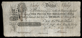 Co. Dublin, Dublin, Ffrenchs Bank, Thirty Shillings, 21 May 1814, no. 2129, for Hon. Charles Ffrench, Henry Taaffe,...