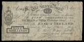 Co. Dublin, Malahide, The Silver Bank, Nine Shillings, 26 March 1804, for Richard Wogan Talbot and Edward Glascock,...