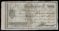 Co. Limerick, Limerick, Bank of Limerick, Thirty Shillings, 1 September 1819, no. 694, for George Maunsell, John...