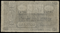 One Pound, 8 February 1898, D/S 4783, signature of E.A. Spiller (BB 46b; Pick –). 5mm and 10mm tears in top edge,...