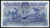 The Munster & Leinster Bank Ltd, Ten Pounds, 4 August 1939, 01MT 077108, Brennan-Hosford signatures (CML 9;...