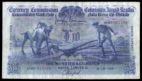 The Munster & Leinster Bank Ltd, Ten Pounds, 4 August 1939, 01MT 077108, Brennan-Hosford signatures (CML 9;...